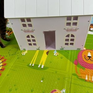 Pottery Barn Doll House, Pink, Kids ages 3+, Great Condition, Great Wood Quality